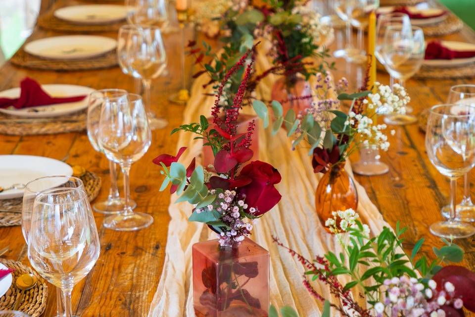 Banquete decoración