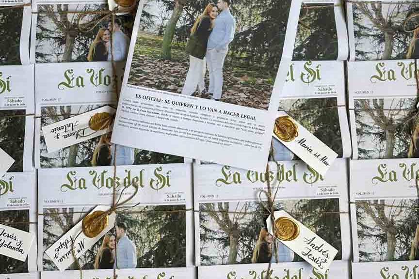 Invitacion formato periodico