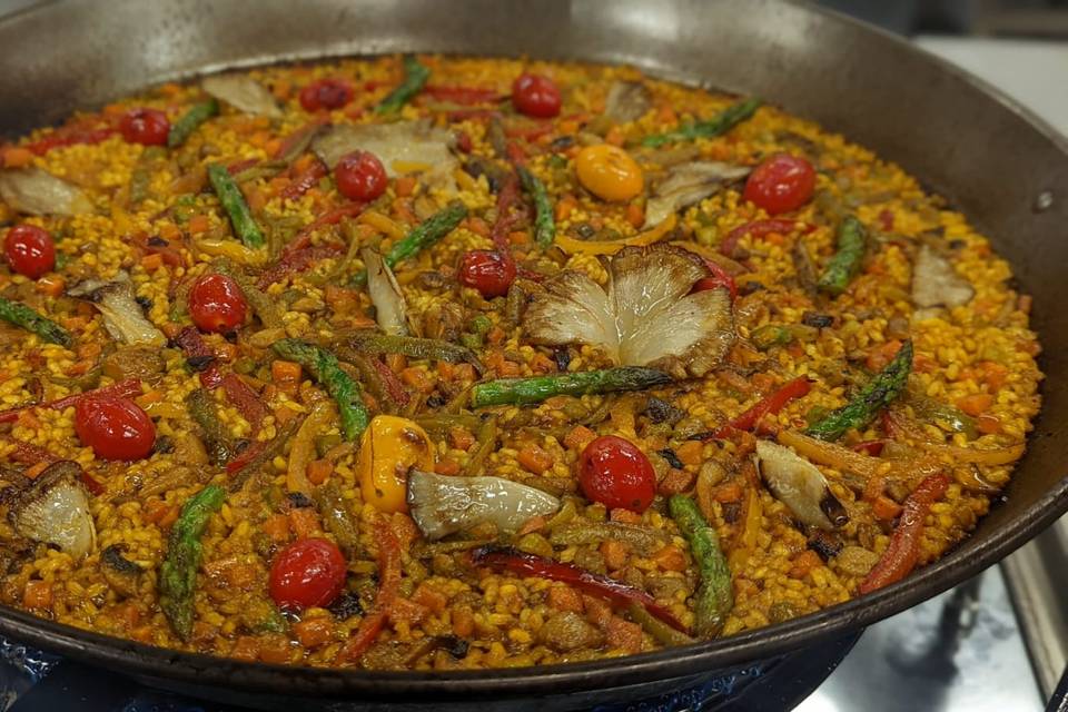 Arroz vegano