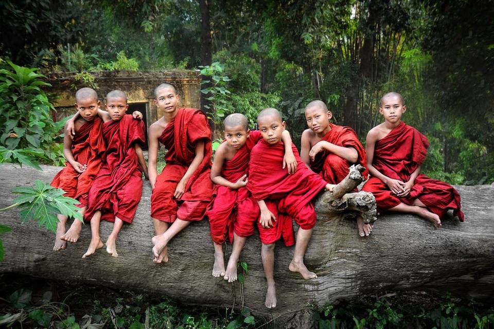 Monjes Myanmar