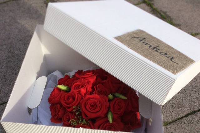 Ramo novia rosas