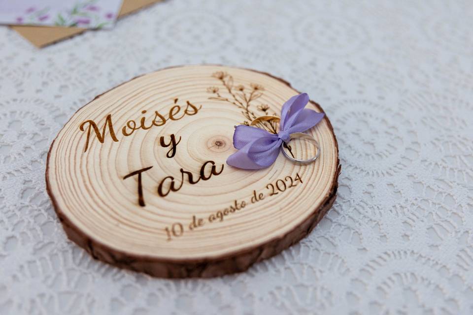 Detalles de boda personalizado