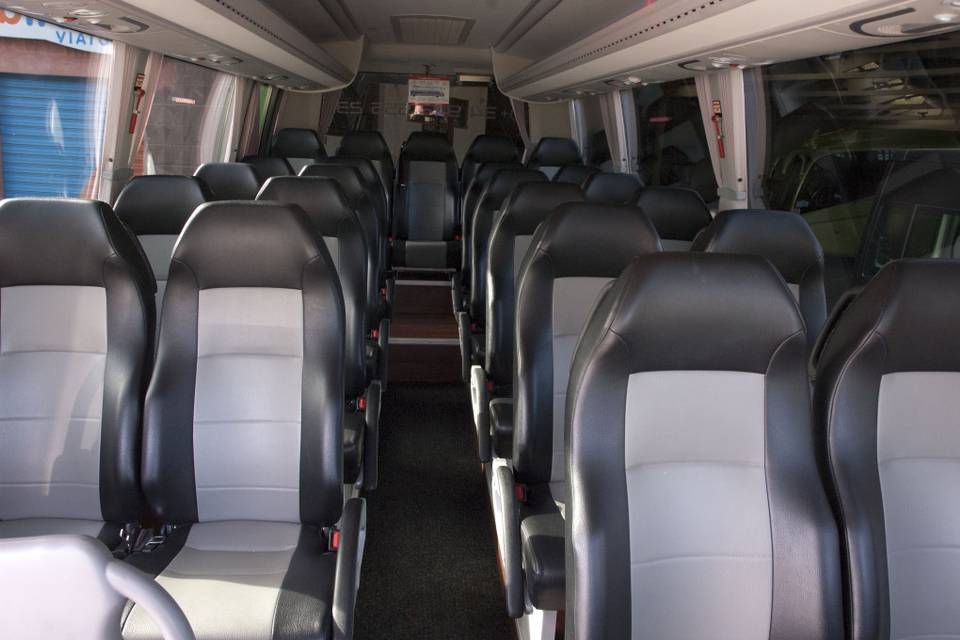 Interior del microbús