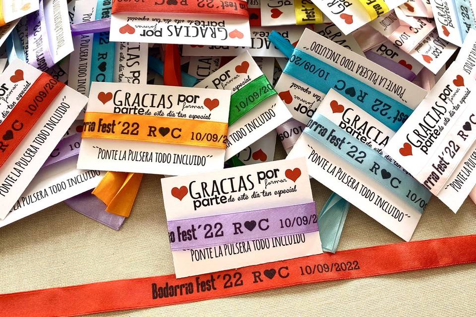 Pulseras personalizadas