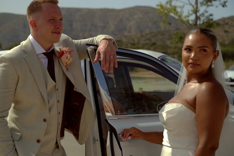 En la sesion de fotos