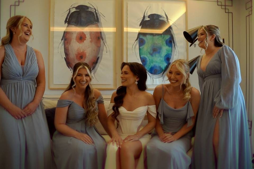 Bridesmaids moment