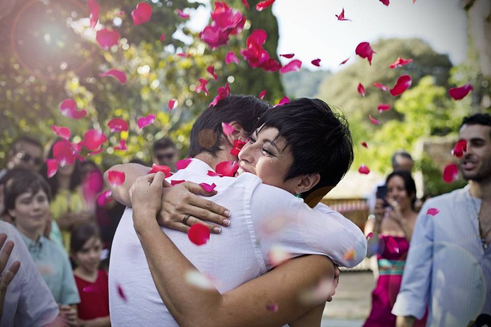 Una boda llena de color