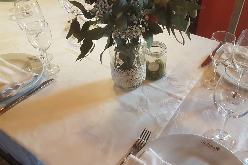 Mesa en restaurante