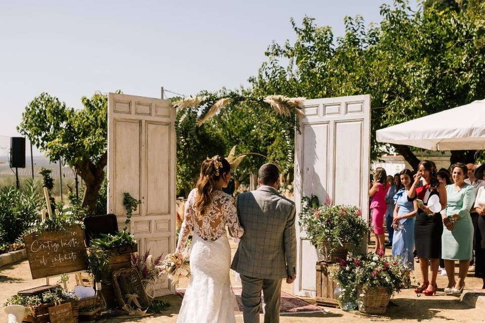 La entrada de la novia