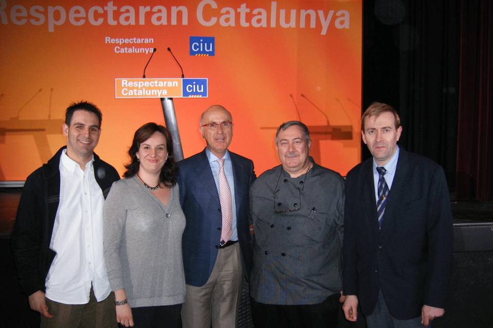 Cena de Gala de CIU, con Durán i Lleida