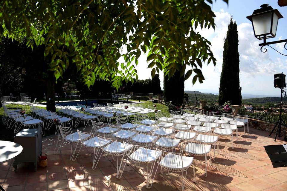 Ceremonia en el jardín