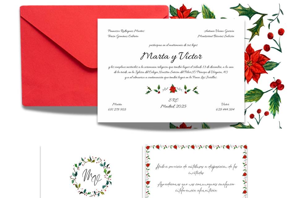 Invitación navideña