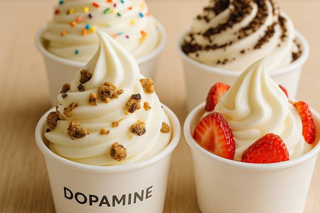 Diferentes sabores y toppings