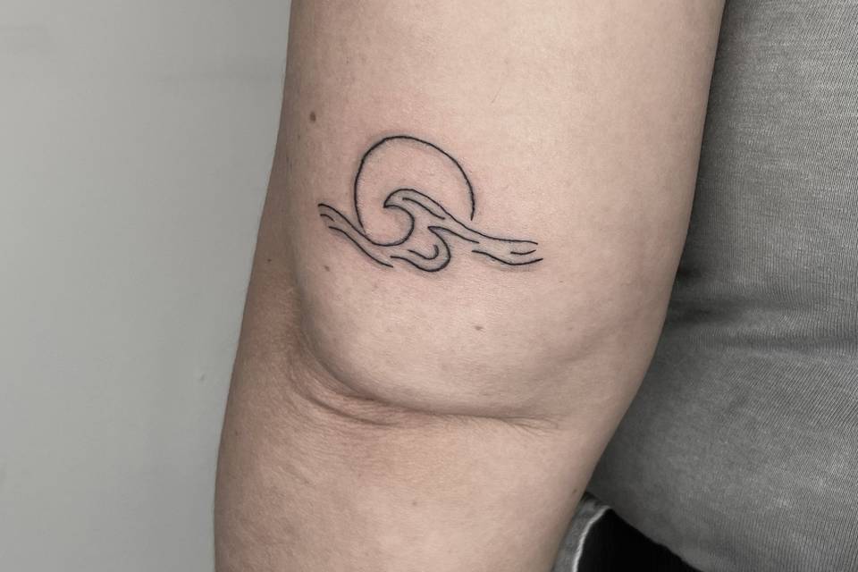 Lineal sobre el mar