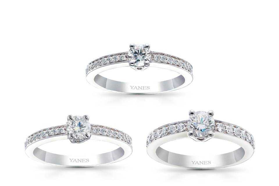 Solitarios diamantes bts