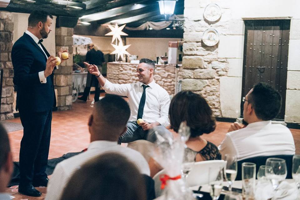 Boda en el salón