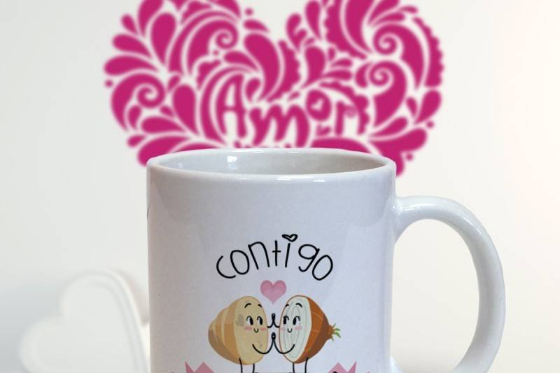 Taza enamorados