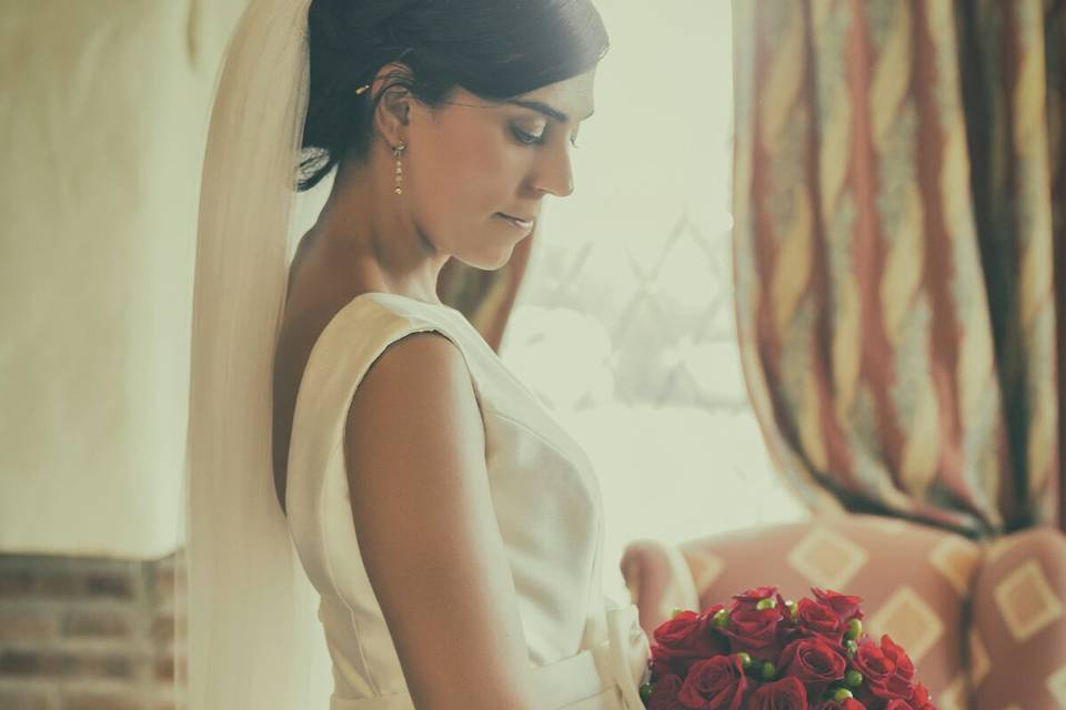 Maquillaje y peinado de boda