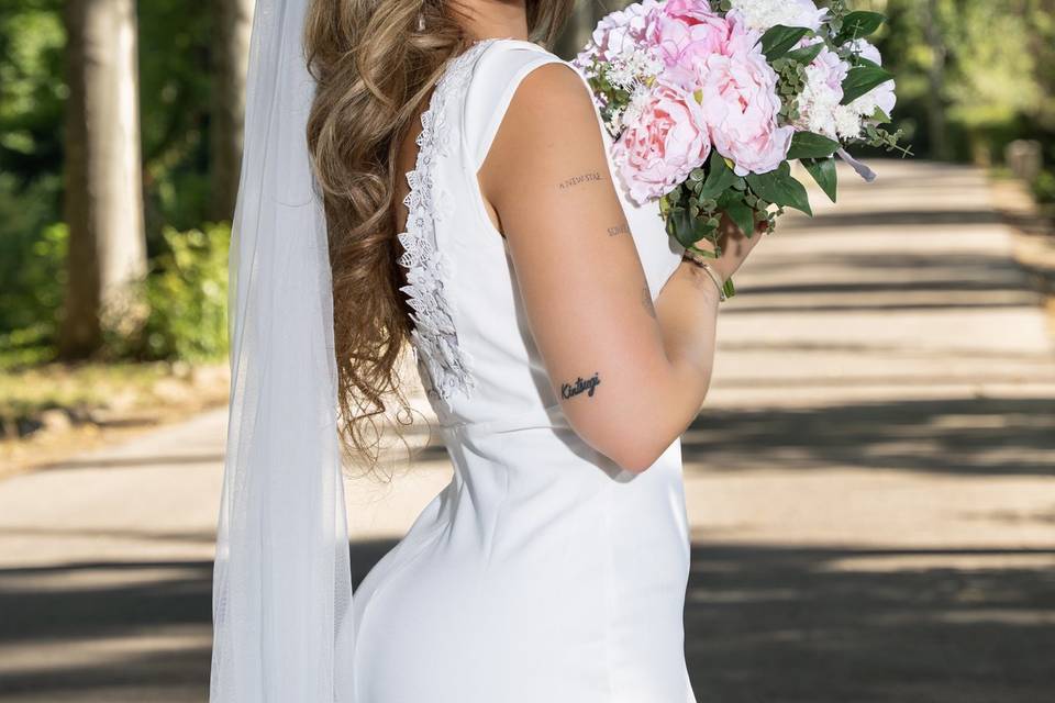 Novia feliz