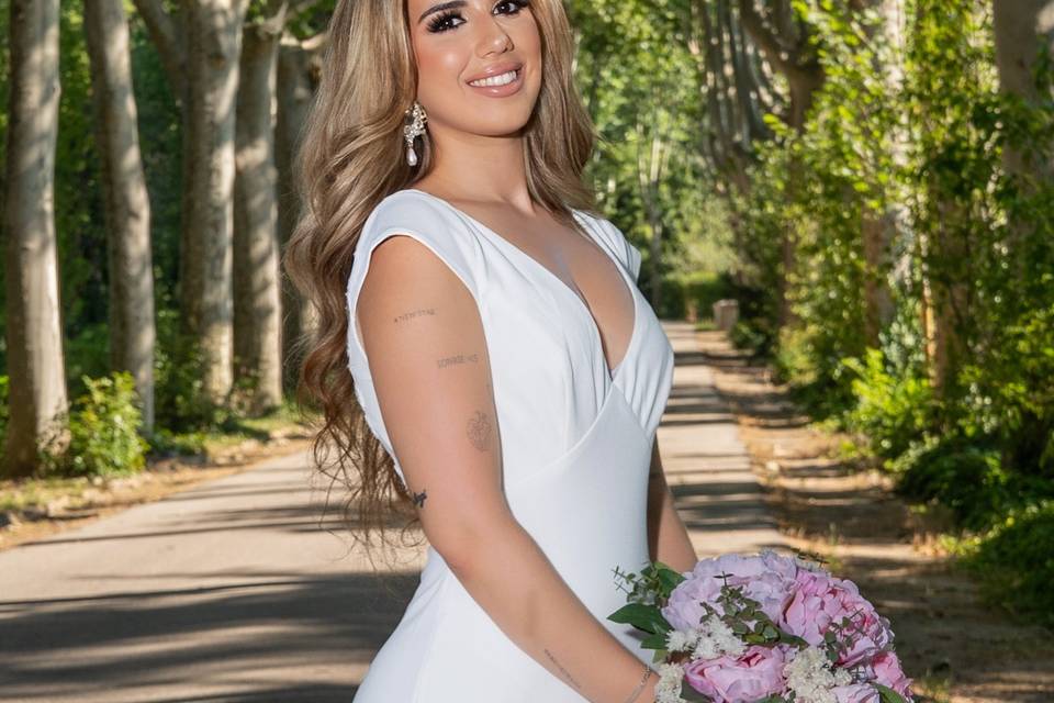 Novia radiante