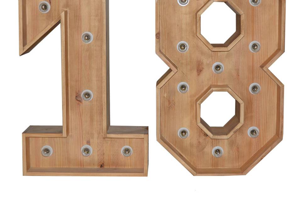 Letras de madera