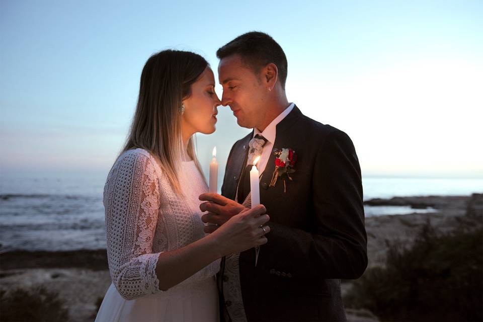 Boda romántica en Alicante