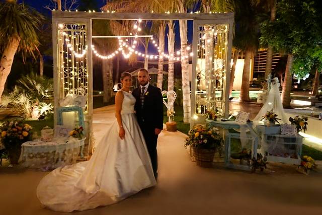 Boda ceremonia noche