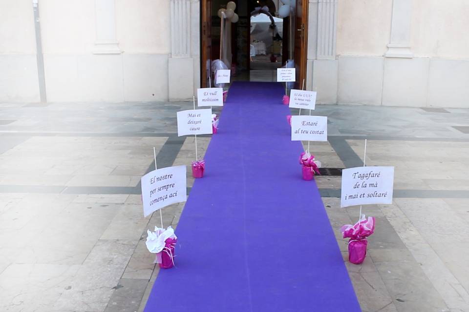 Decoración para ceremonias