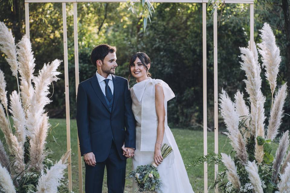 Boda en atardecer