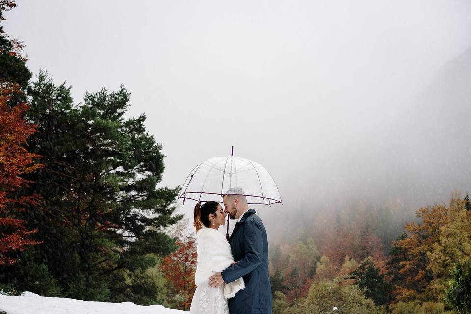 Postboda en el Pirineo