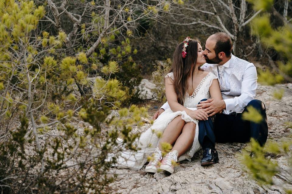 Postboda en la playa