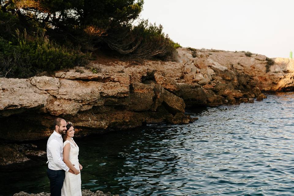 Postboda en la playa