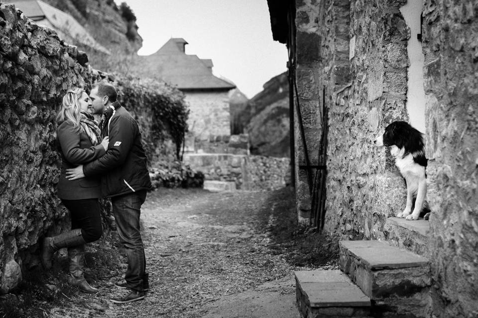 Preparativos de la novia