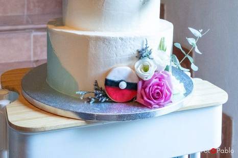 Tarta de boda Pokemon