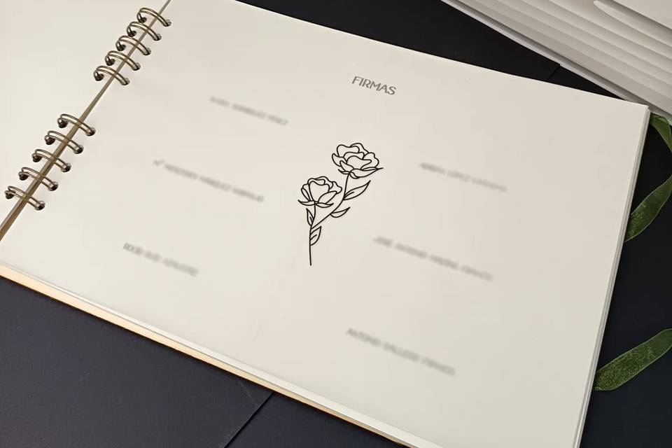 Libro de ceremonia laser