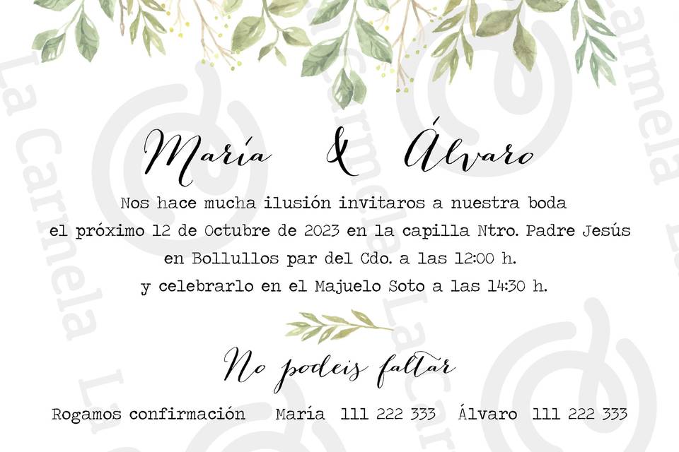 INVITACIÓN 21
