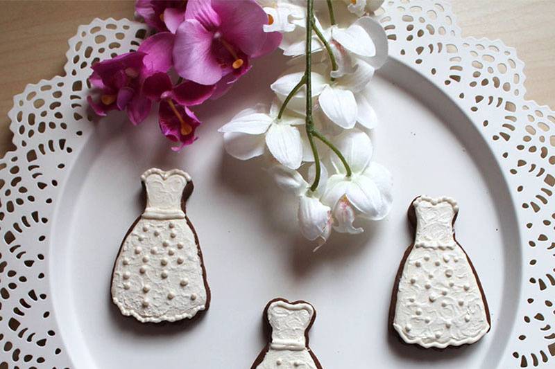 Galleta decorada boda