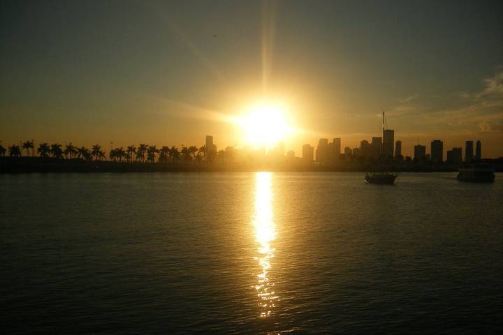 Atardecer en Miami Beach