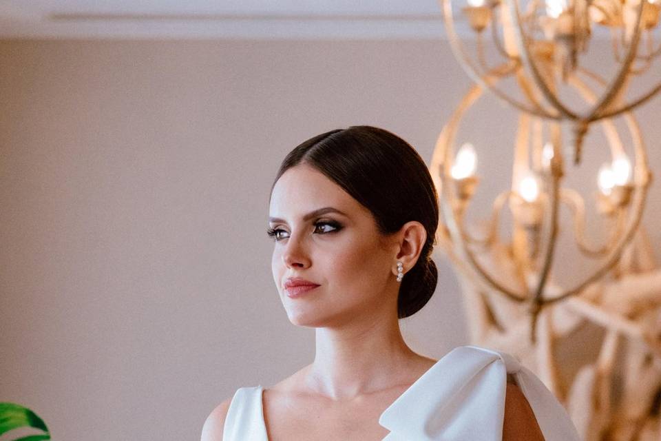 La elegancia de la novia