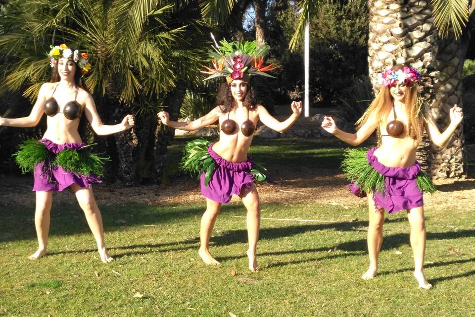 Show de danza tahitiana