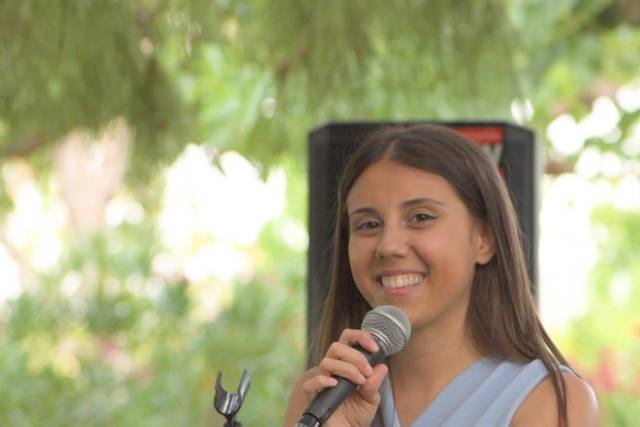 Cantante en boda