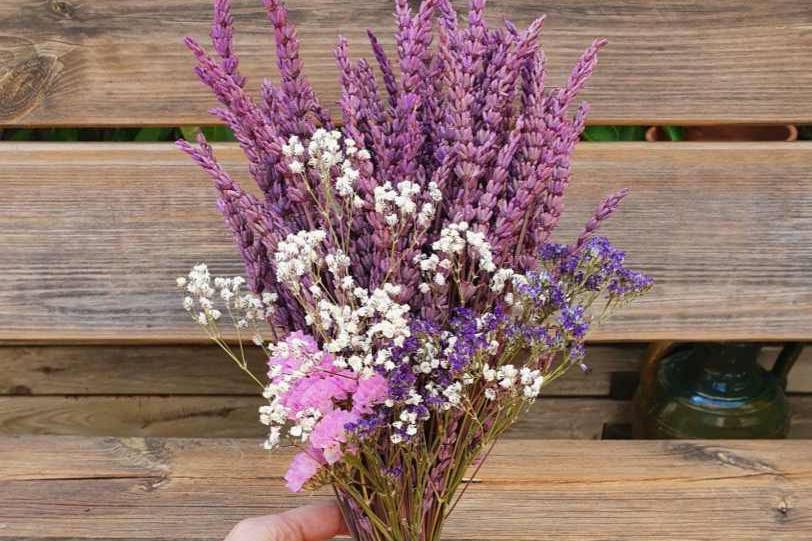 Ramo lavanda preservada