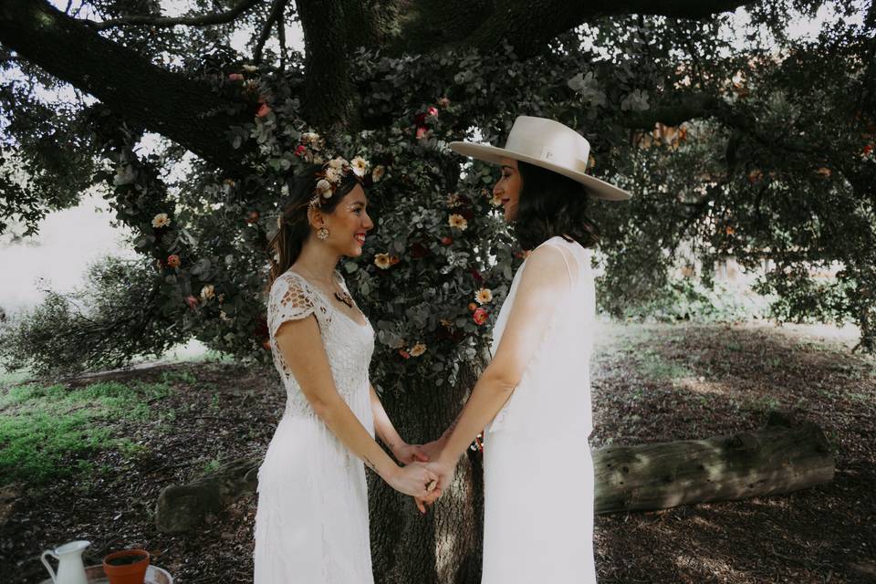 La ceremonia de Laura y Judith