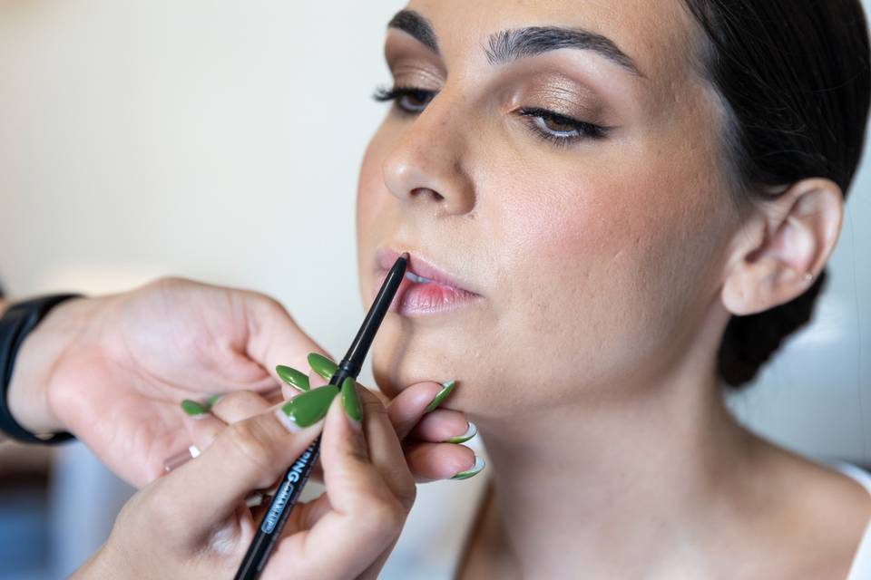 El maquillaje de Ana