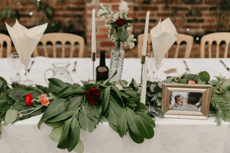 Decoración de mesas de boda