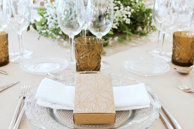 Detalle mesa boda