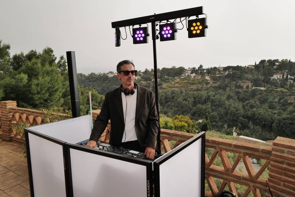 Outdoor dj setup / marbella