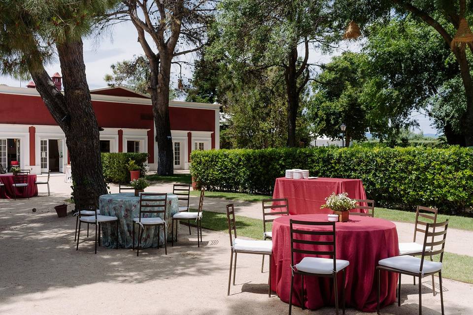Coctel en el jardín