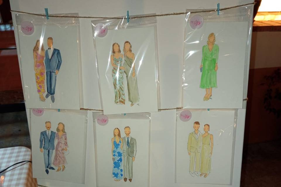 Panel de bocetos