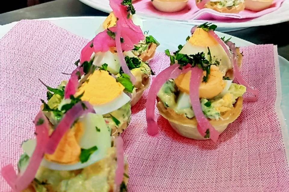 Canapés de cóctel